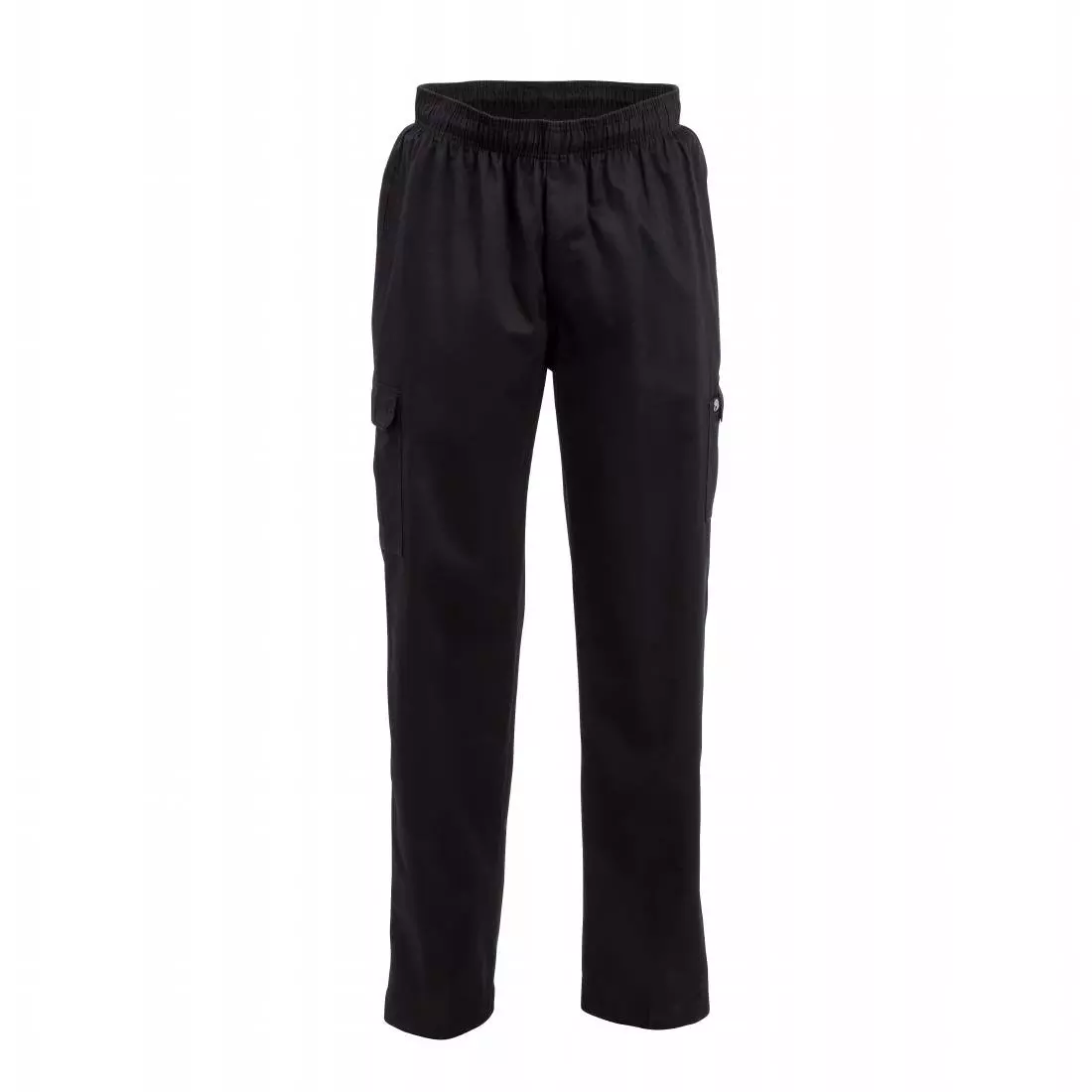 Een Chef Works unisex slim fit cargo broek zwart L koop je bij ShopXPress