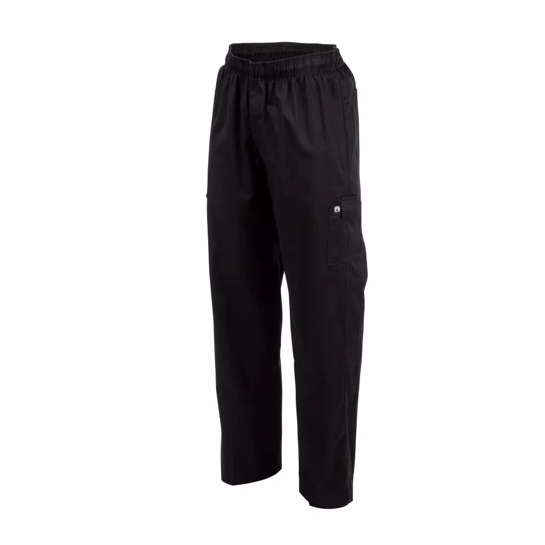 Een Chef Works unisex slim fit cargo broek zwart L koop je bij ShopXPress