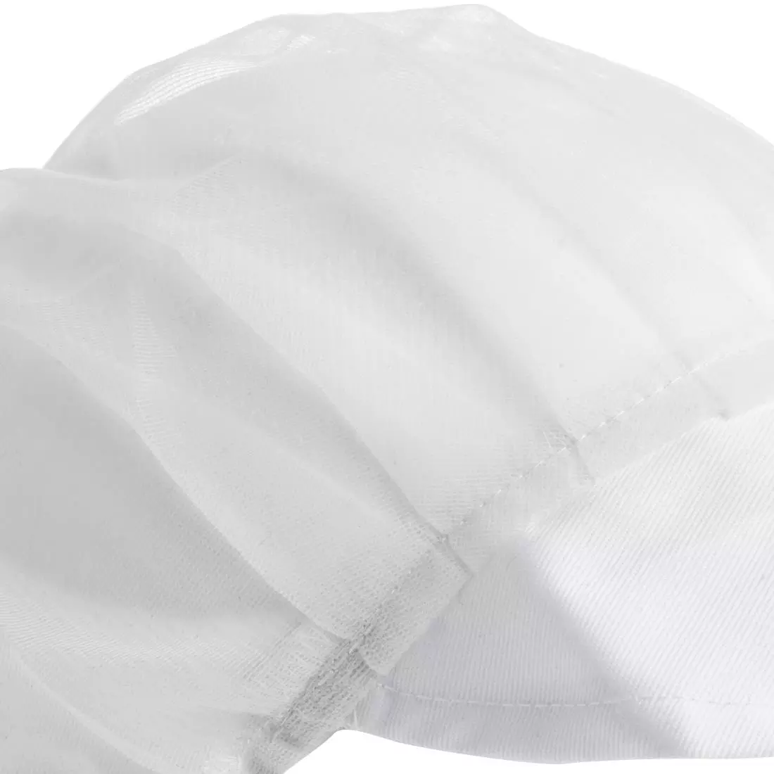 Een Whites nylon haarnet met klep wit koop je bij ShopXPress