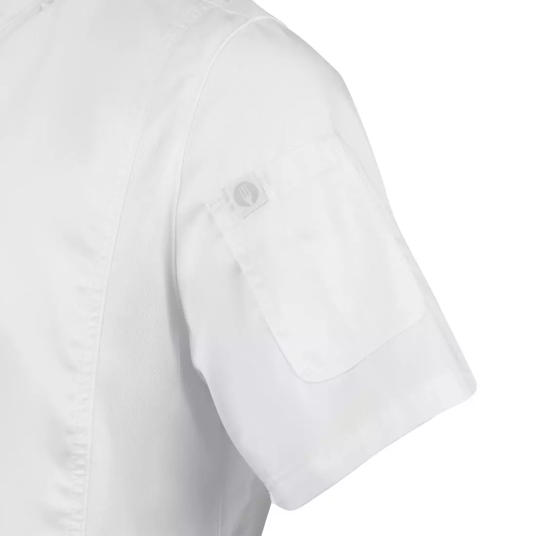 Een Chef Works Springfield unisex koksbuis met rits wit L koop je bij ShopXPress