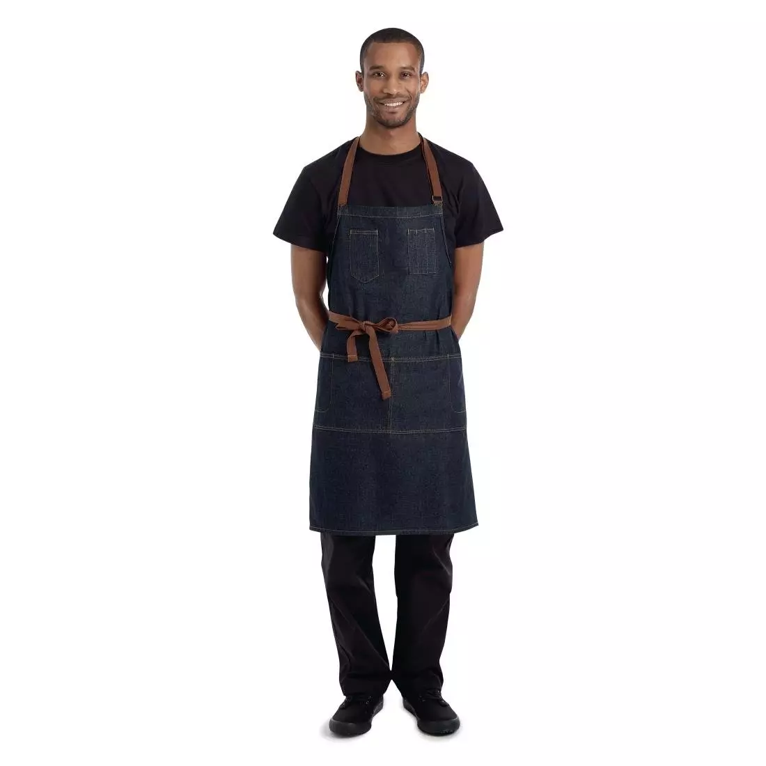 Een Chef Works Urban Memphis kort schort indigo koop je bij ShopXPress