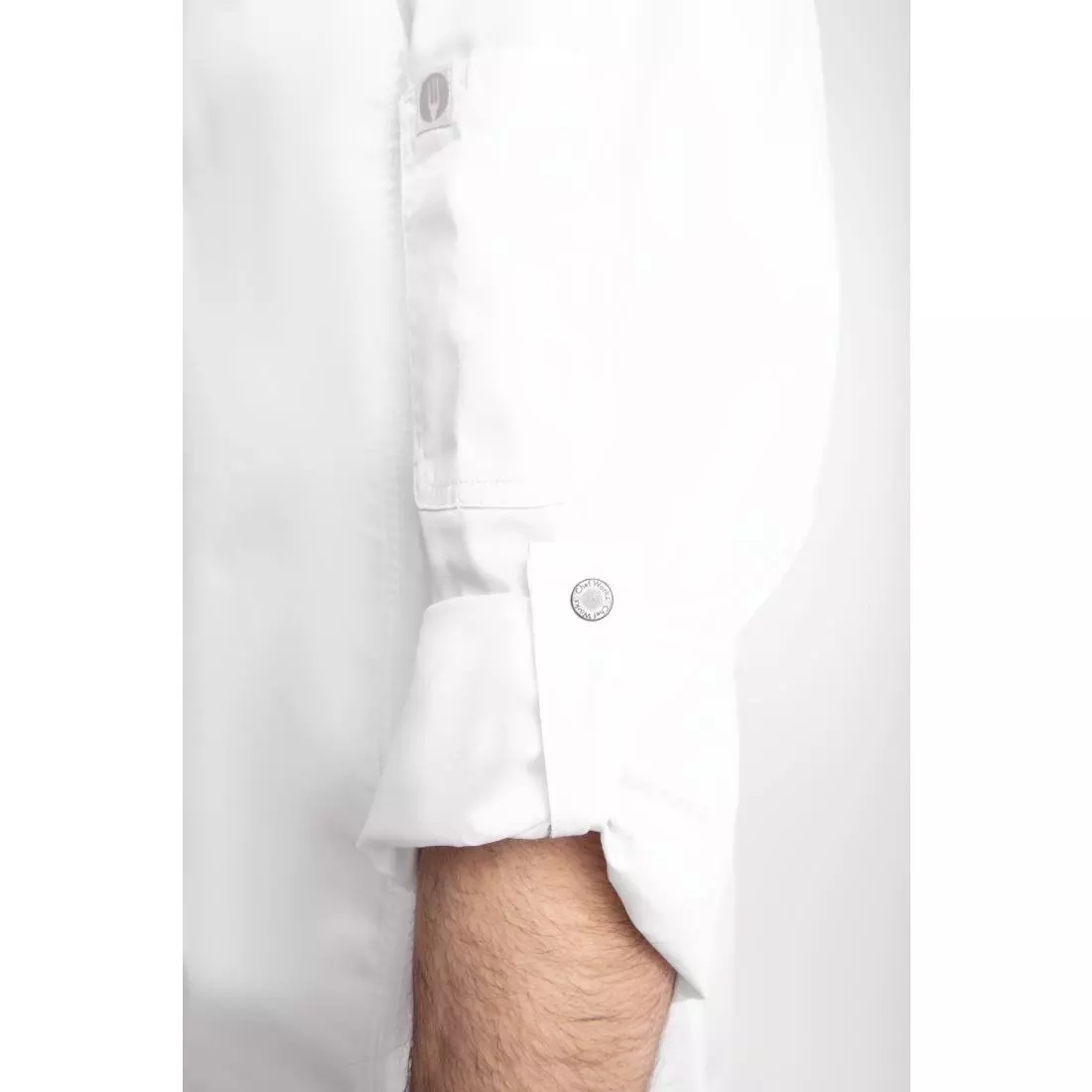 Een Chef Works Urban Hartford unisex koksbuis met rits lange mouw wit XS koop je bij ShopXPress