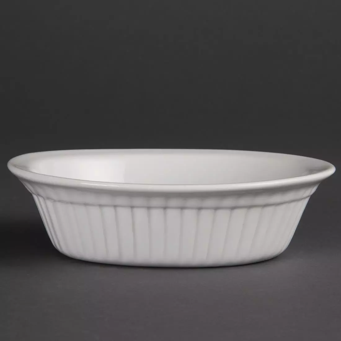 Een Olympia Whiteware ovale pasteivorm 17cm (6 stuks) koop je bij ShopXPress