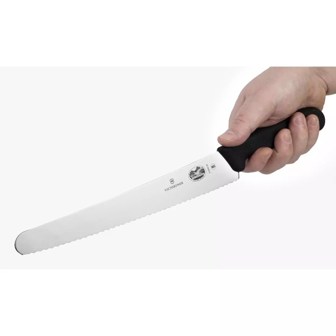 Een Victorinox Fibrox gekarteld bakkersmes 25,5cm koop je bij ShopXPress