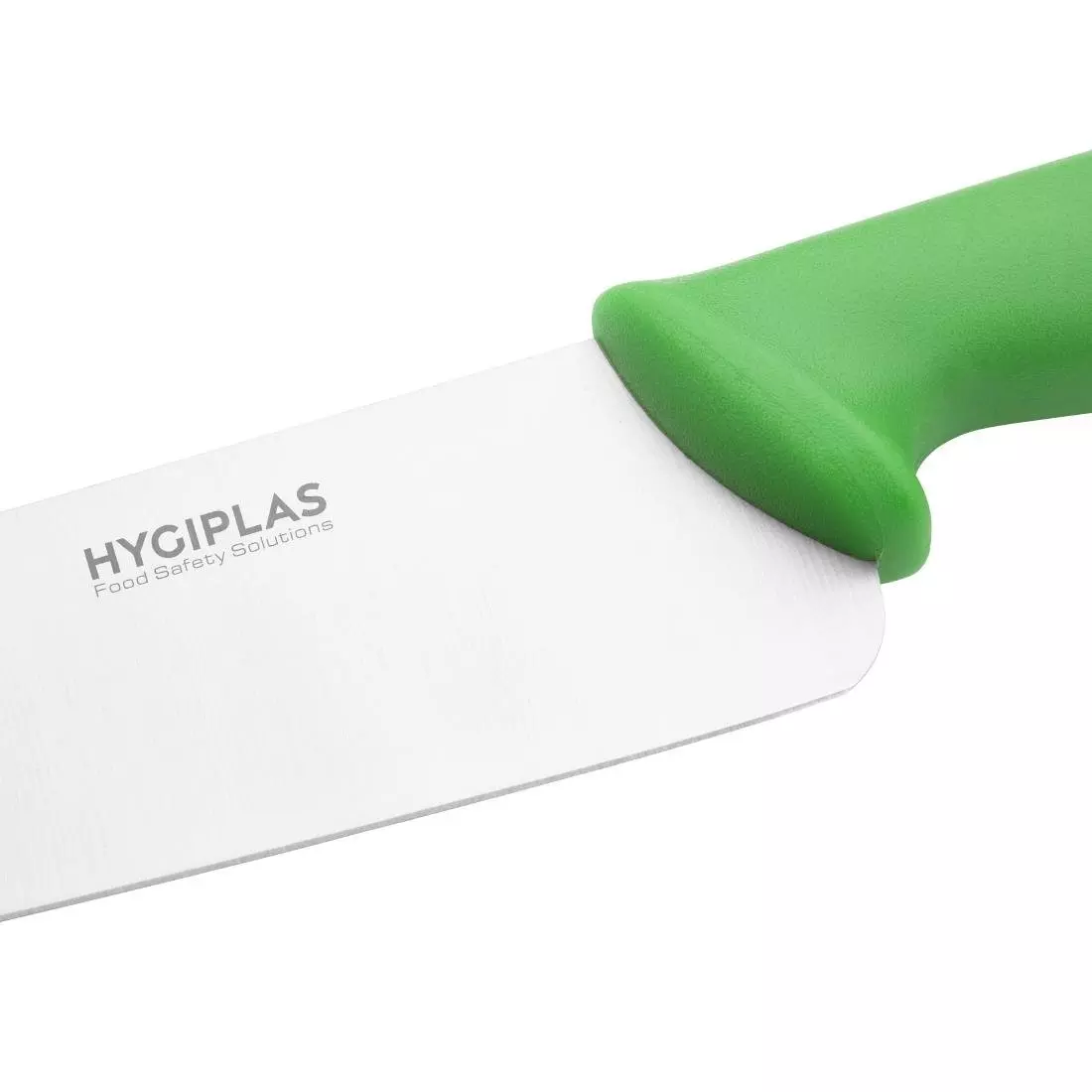 Een Hygiplas koksmes 25,5cm groen koop je bij ShopXPress