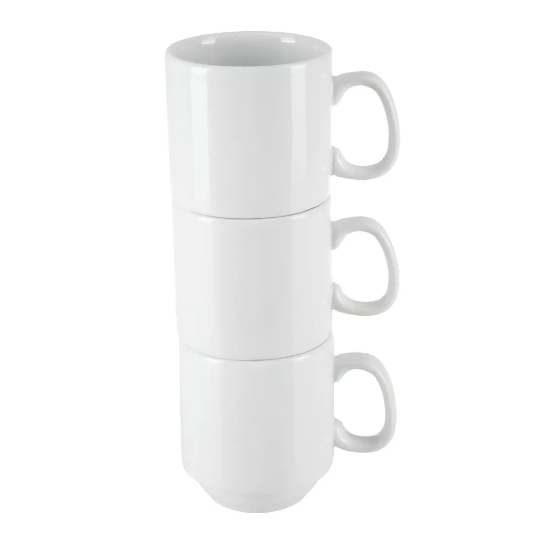 Een Olympia Whiteware stapelbare mok 28,4cl (12 stuks) koop je bij ShopXPress