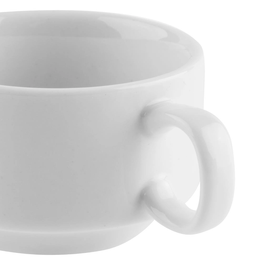 Een Olympia Whiteware stapelbare espressokopjes 8,5cl (12 stuks) koop je bij ShopXPress