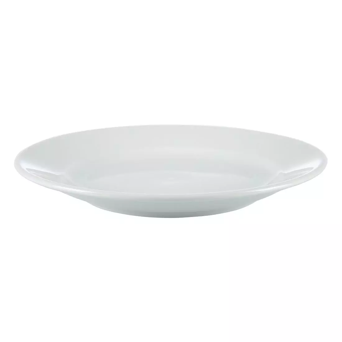 Een Olympia Whiteware borden met brede rand 16,5cm (12 stuks) koop je bij ShopXPress