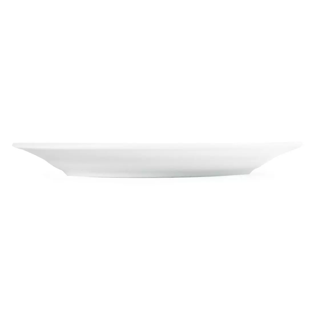 Een Olympia Whiteware witte borden met brede rand 202mm (12 stuks) koop je bij ShopXPress