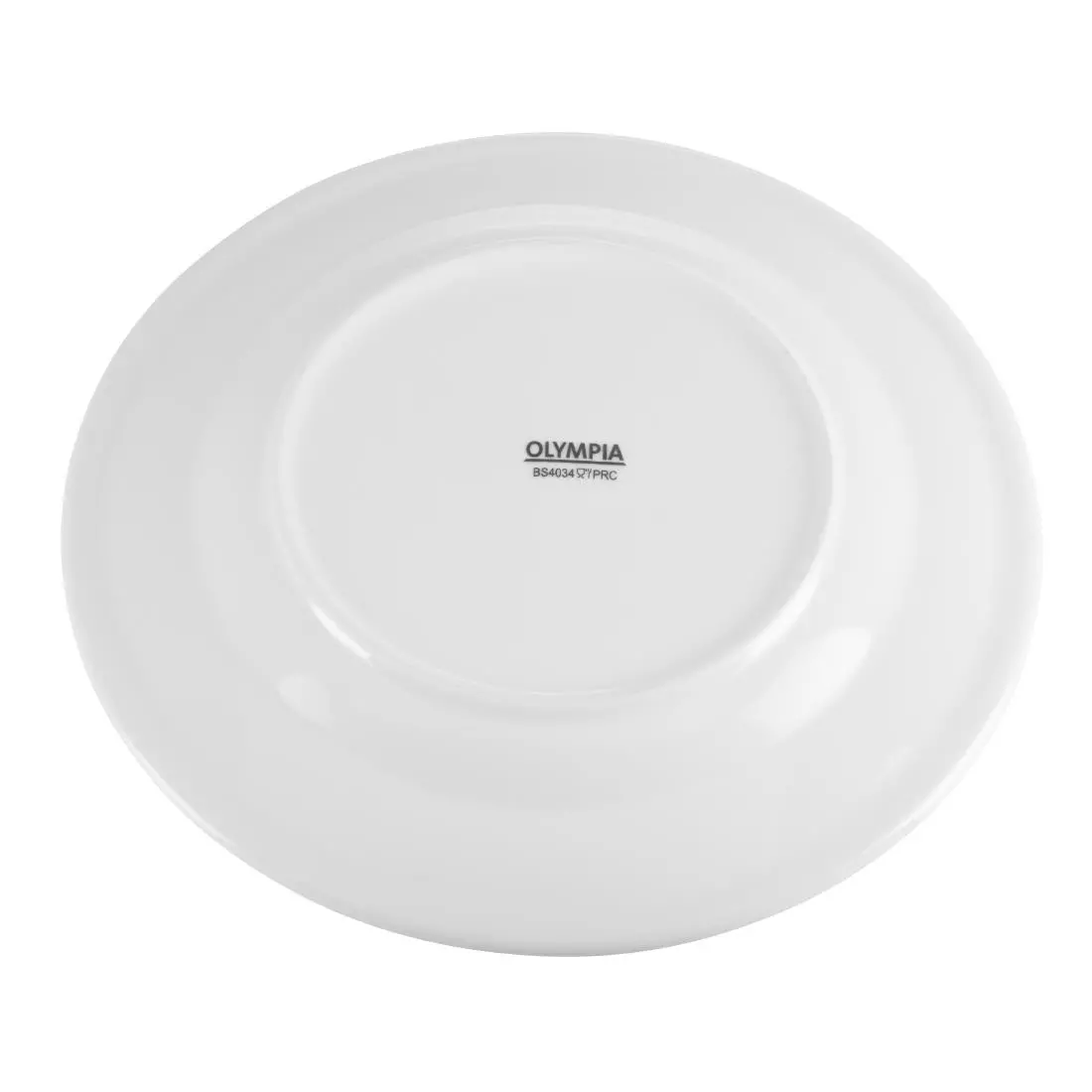 Een Olympia Whiteware borden met brede rand 23cm (12 stuks) koop je bij ShopXPress