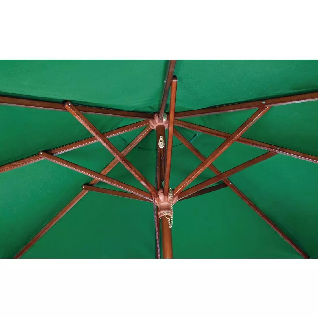 Een Bolero ronde parasol groen 2,5m koop je bij ShopXPress