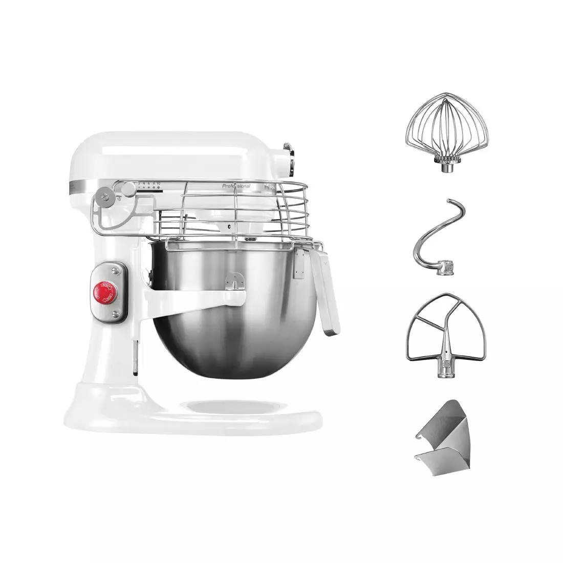 Een KitchenAid professionele mixer wit 6,9L 5KSM7990XEWH koop je bij ShopXPress