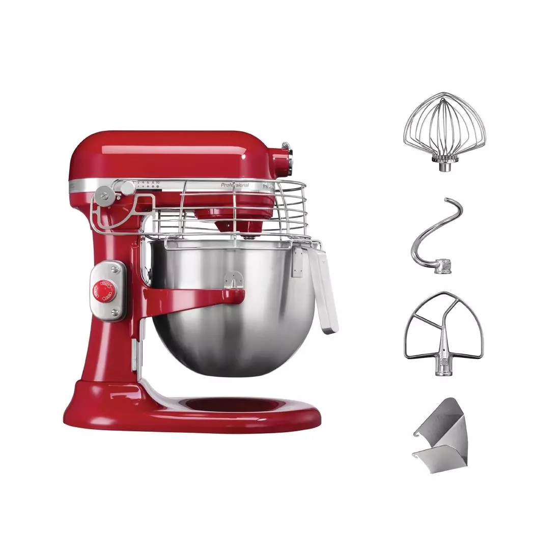 Een KitchenAid professionele mixer rood 6,9L 5KSM7990XEER koop je bij ShopXPress