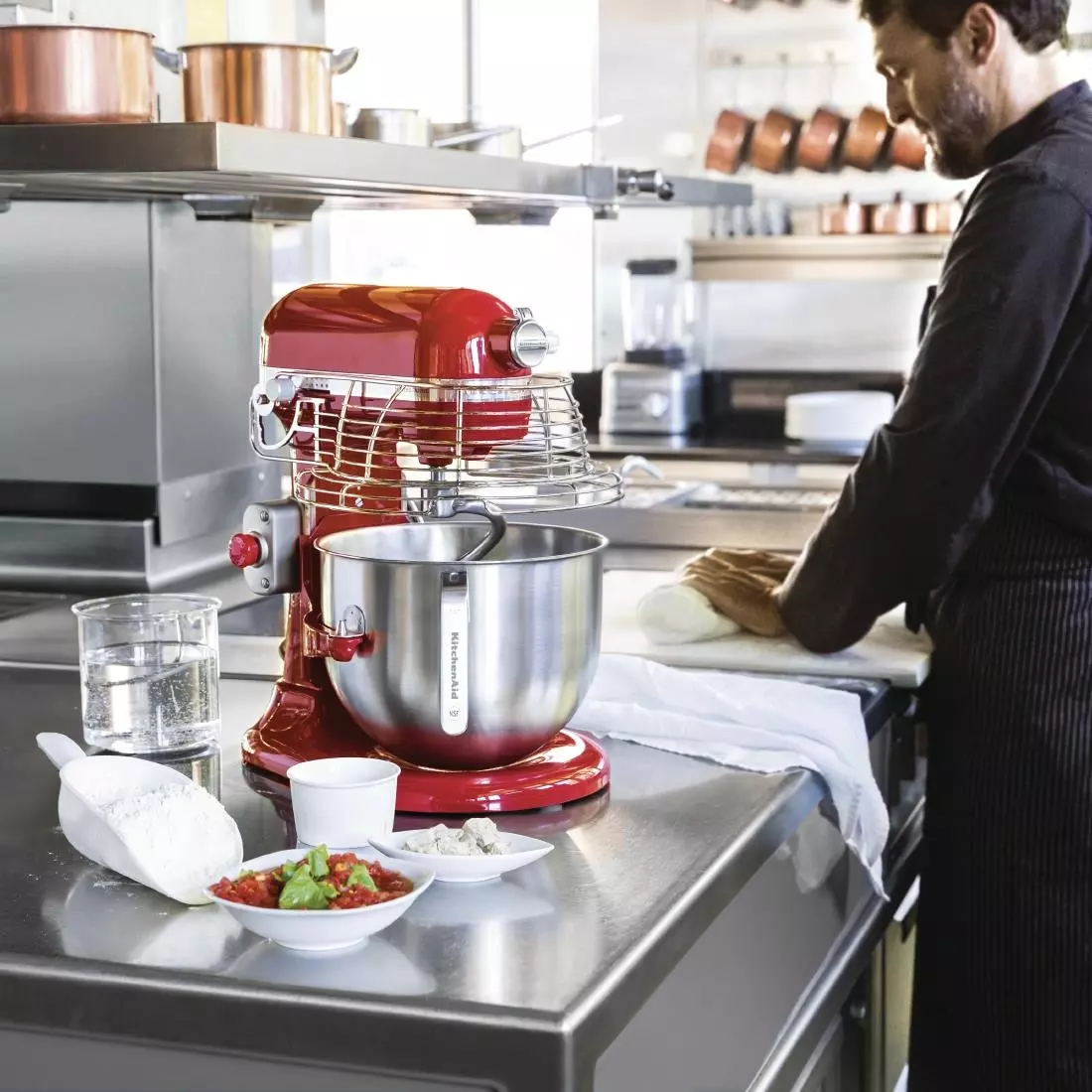 Een KitchenAid professionele mixer rood 6,9L 5KSM7990XEER koop je bij ShopXPress