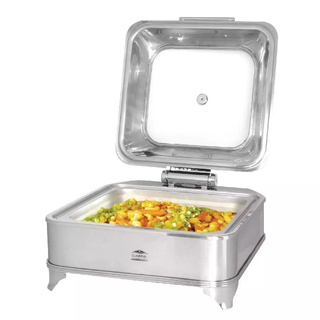 Een Olympia vierkante elektrische chafing dish koop je bij ShopXPress