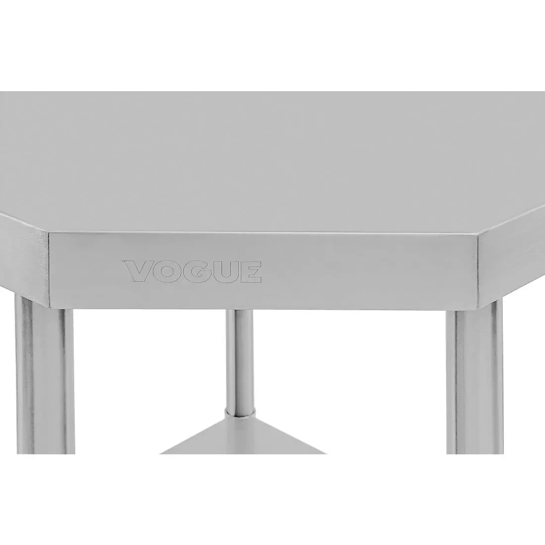 Een Vogue RVS werktafel hoekelement 60cm koop je bij ShopXPress