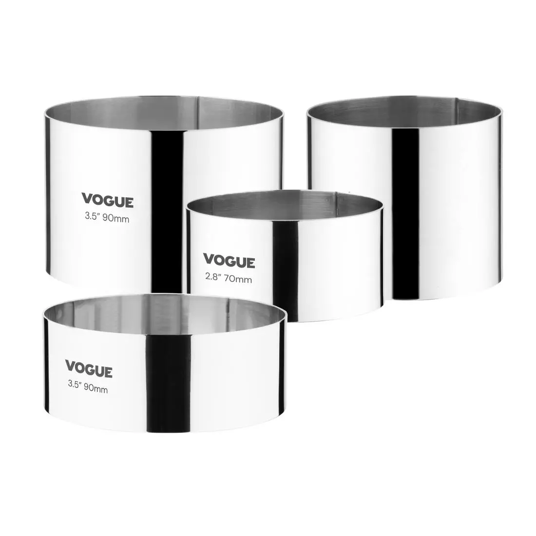 Een Vogue ronde moussering 3,5 x 9cm koop je bij ShopXPress