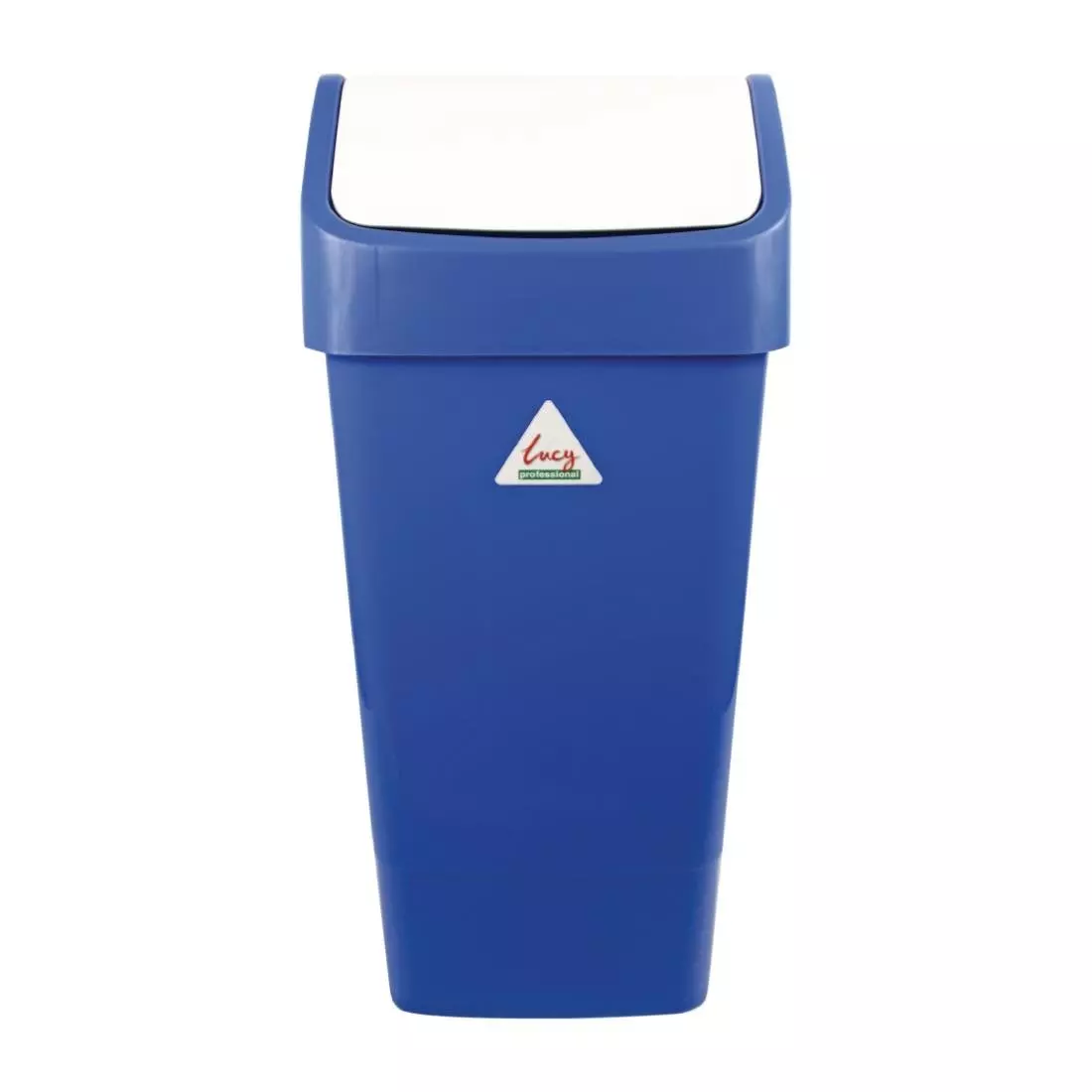 Een SYR afvalbak met schommeldeksel blauw koop je bij ShopXPress