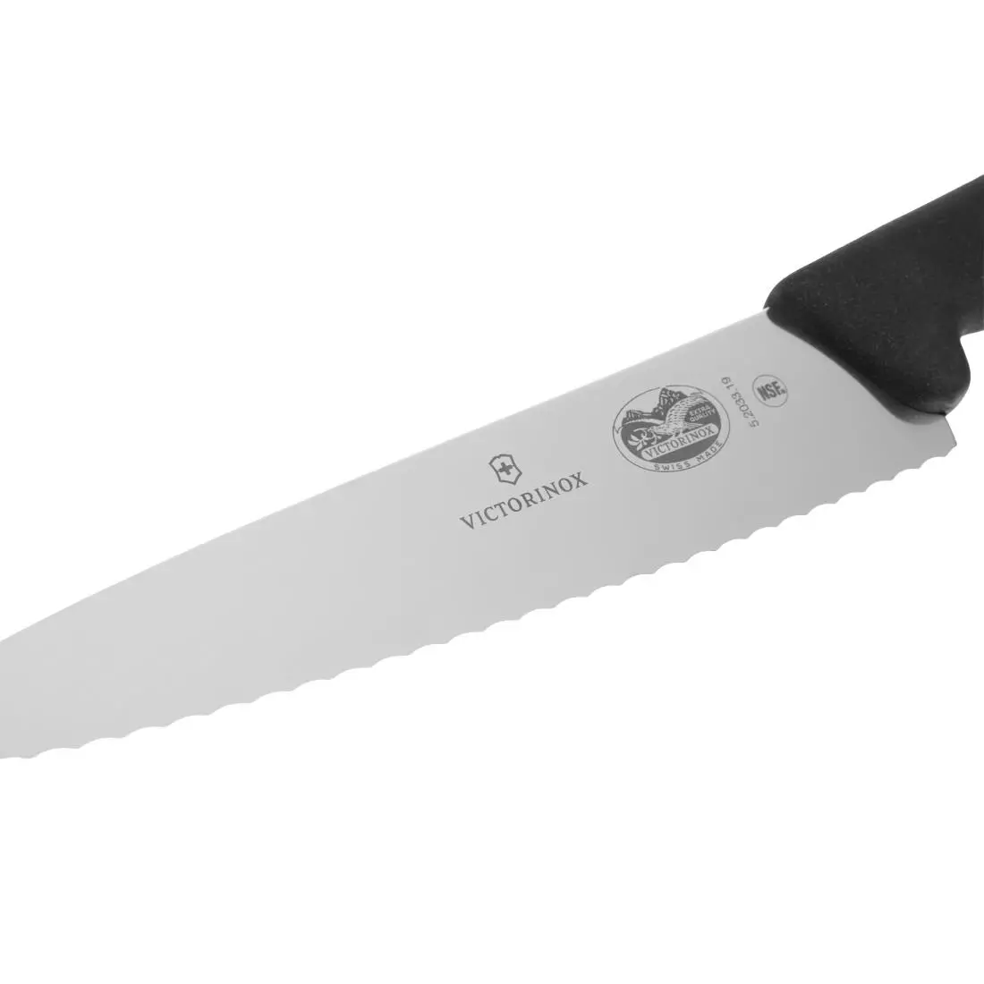 Een Victorinox Fibrox gekarteld koksmes 19cm koop je bij ShopXPress