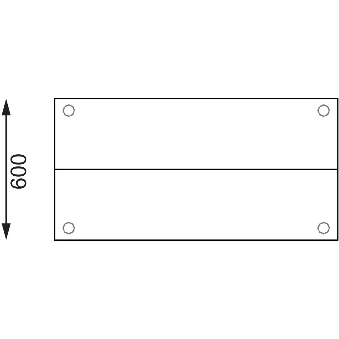 Een Vogue RVS werktafel met wandplanken 120cm koop je bij ShopXPress