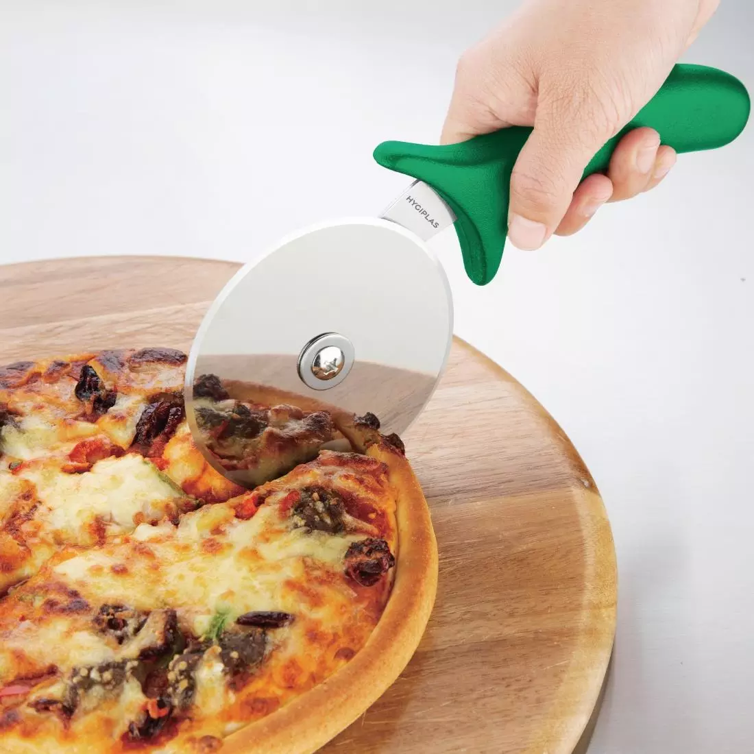 Een Hygiplas pizzawiel groen 10cm koop je bij ShopXPress