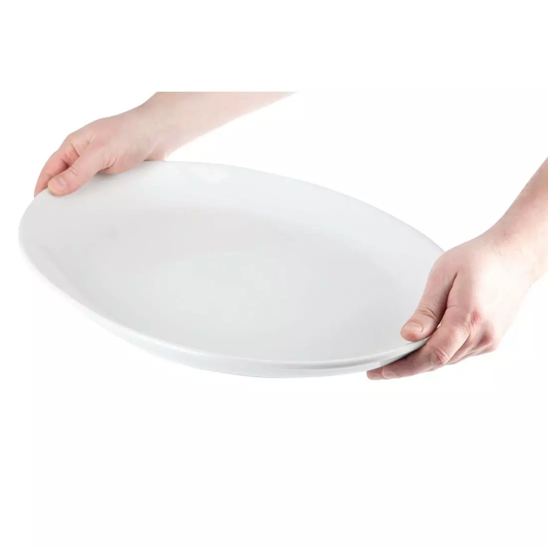 Een Olympia Whiteware diepe ovale schaal 50cm koop je bij ShopXPress