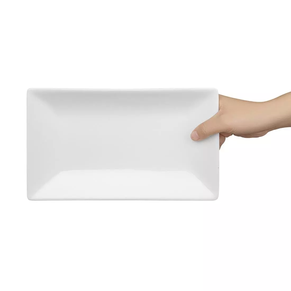 Een Olympia Whiteware rechthoekige serveerschalen 25x15cm (4 stuks) koop je bij ShopXPress