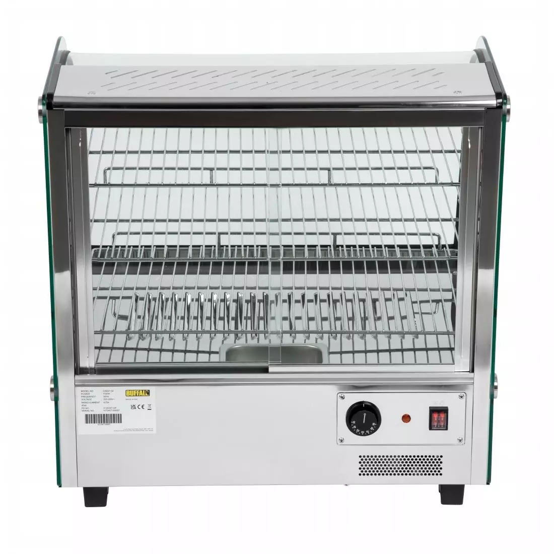 Een Buffalo warmhoudvitrine 120L 67(h) x 68,7(b) x 56,8(d)cm koop je bij ShopXPress