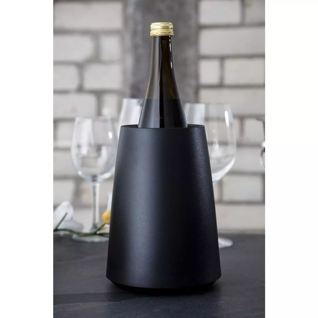 Een Vacu Vin Rapid Ice wijnkoeler zwart koop je bij ShopXPress
