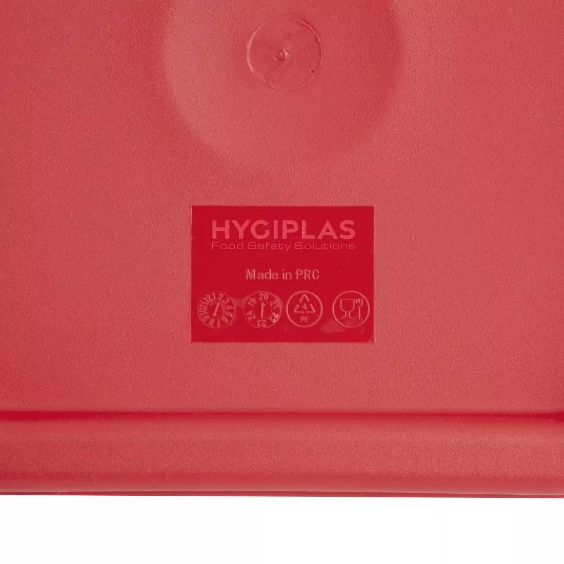 Een Hygiplas vierkant deksel rood medium koop je bij ShopXPress