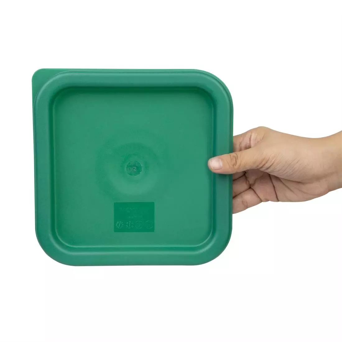 Een Hygiplas vierkant deksel groen klein koop je bij ShopXPress