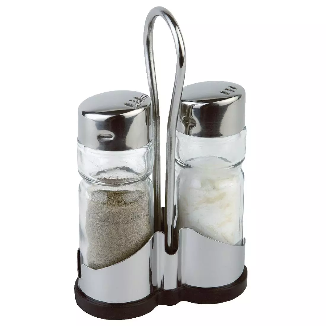 Een APS peper- en zoutstel met houder koop je bij ShopXPress