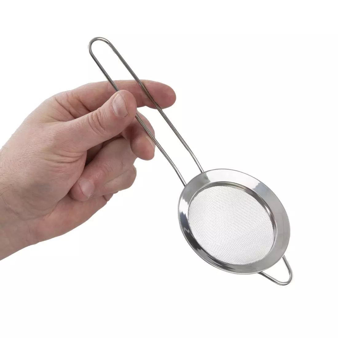 Een RVS fijne zeef/strainer 20(L) x 7,5(Ø)cm koop je bij ShopXPress