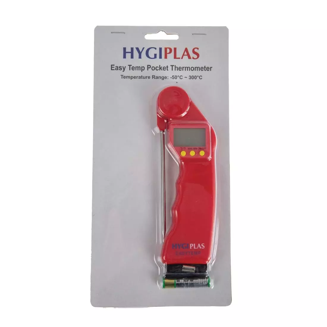 Een Hygiplas Easytemp digitale thermometer rood koop je bij ShopXPress