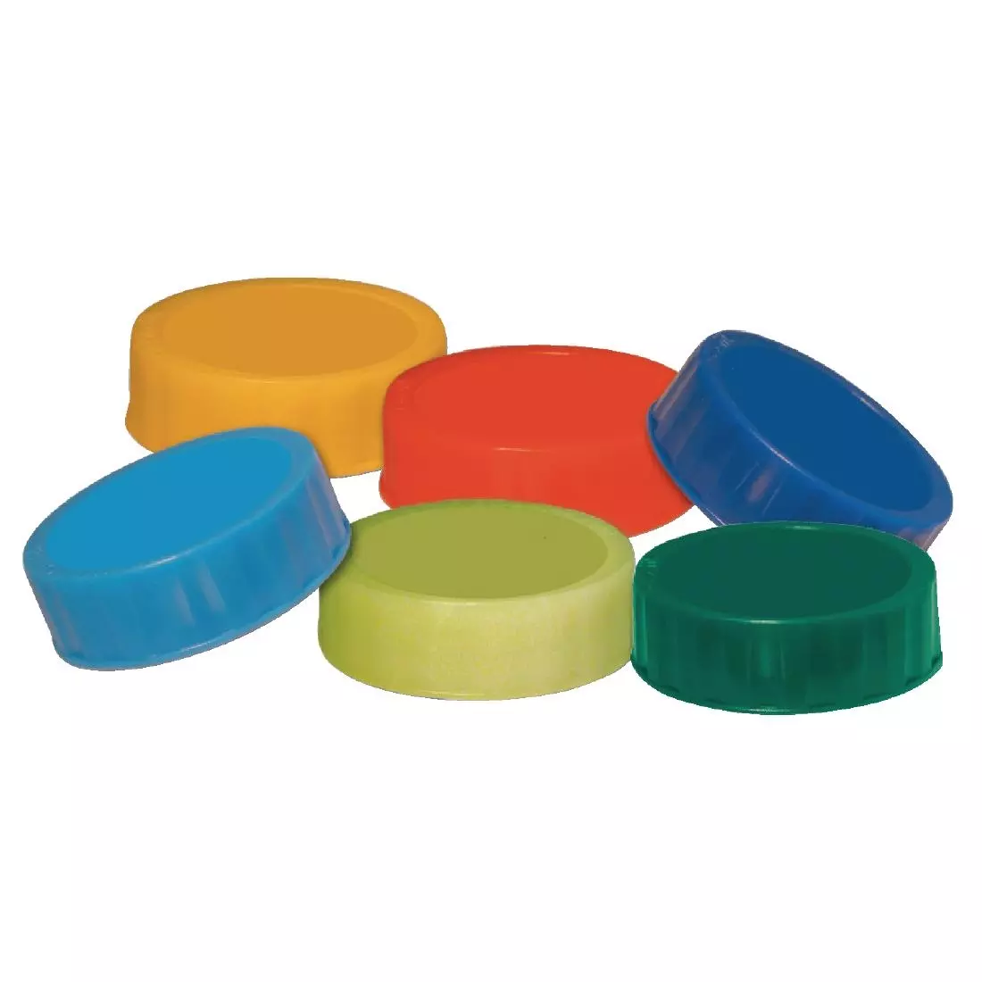 Een FIFO gekleurde doppen voor FIFO sausdispensers (6 stuks) koop je bij ShopXPress