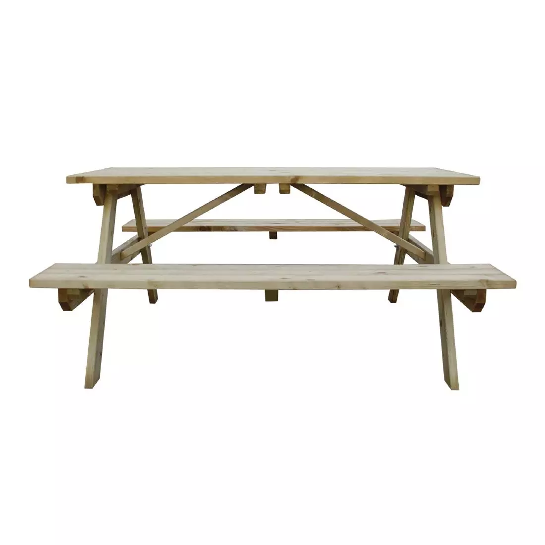 Een Rowlinson houten picknicktafel 150cm koop je bij ShopXPress