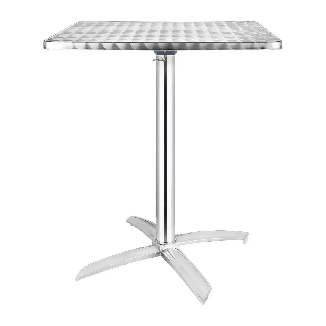 Een Bolero vierkante aluminium klaptafel met RVS blad 60cm koop je bij ShopXPress