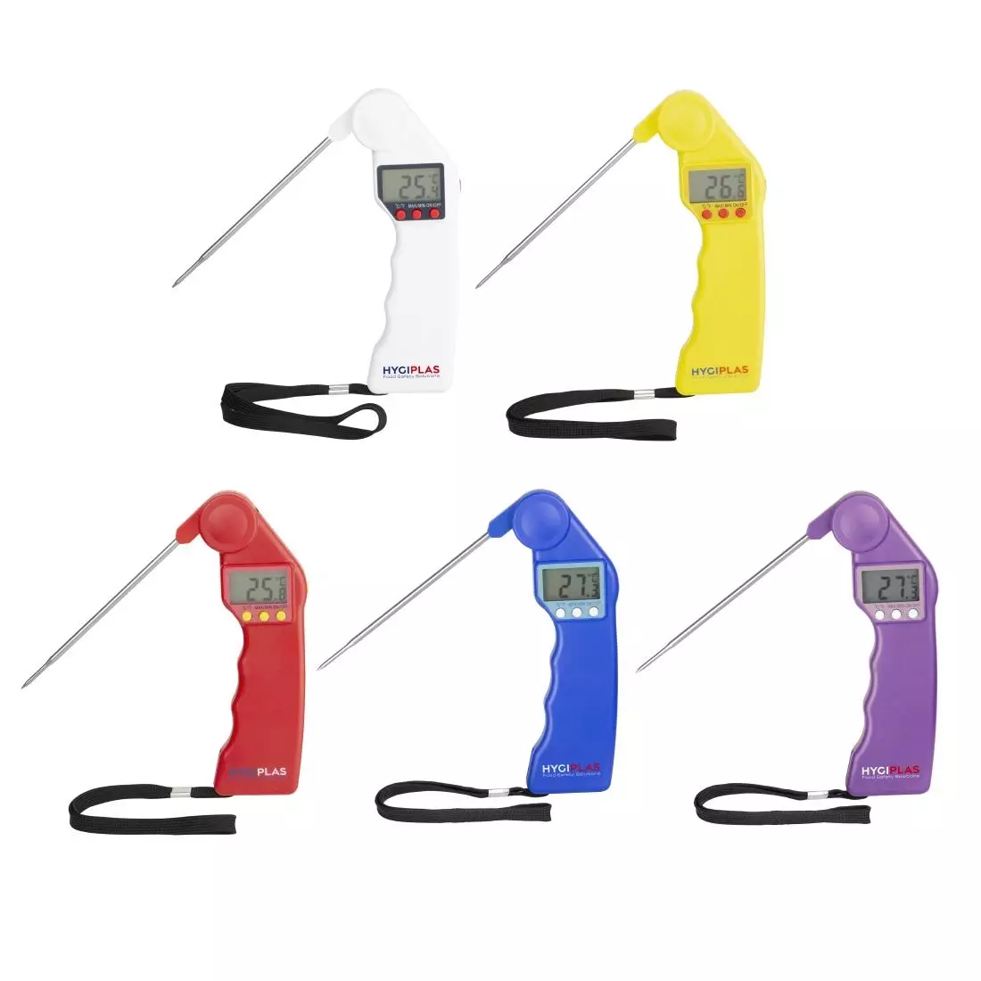 Een Hygiplas Easytemp kleurcode thermometer paars koop je bij ShopXPress