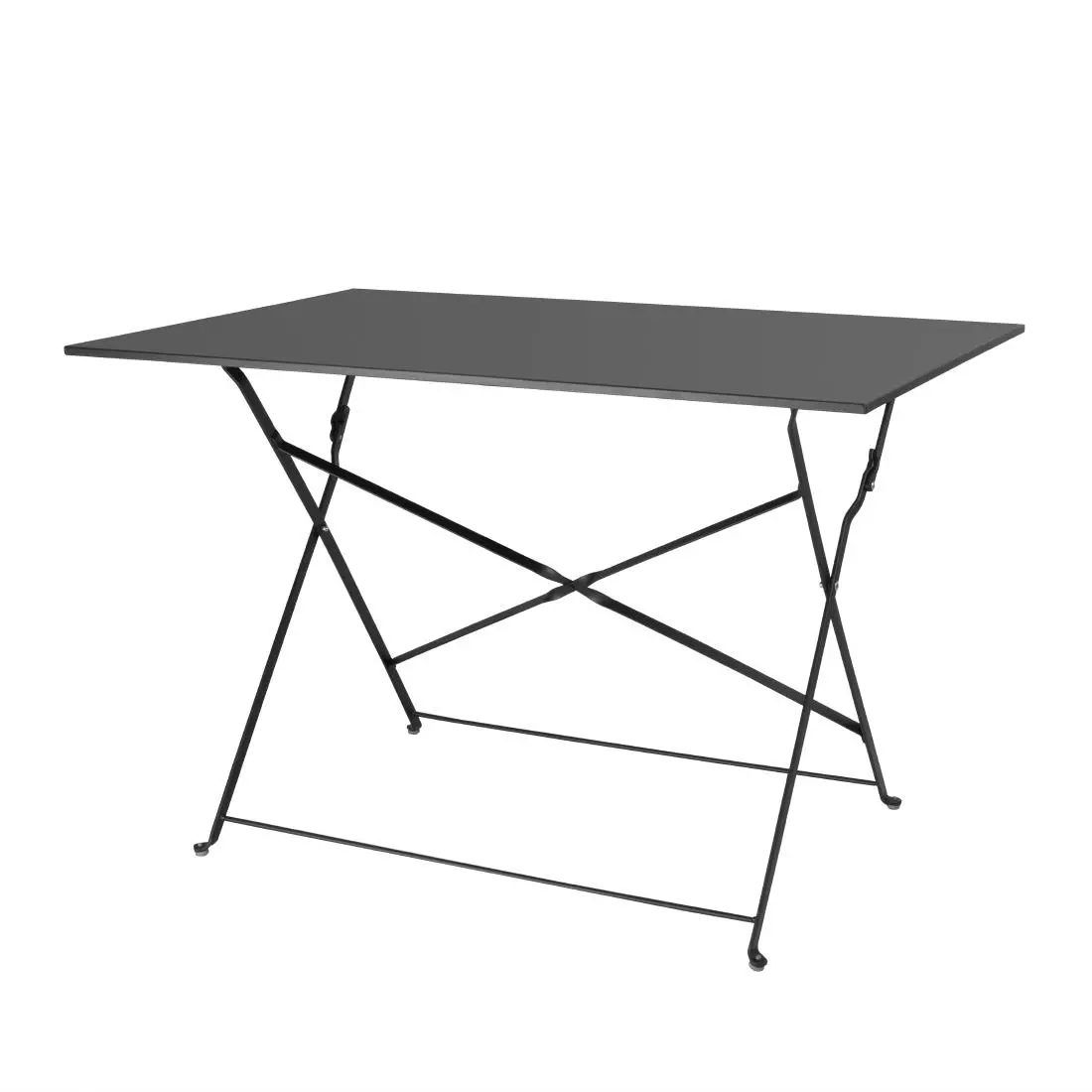 Een Bolero Pavement Style Klaptafel Zwart 1100mm x 700mm koop je bij ShopXPress