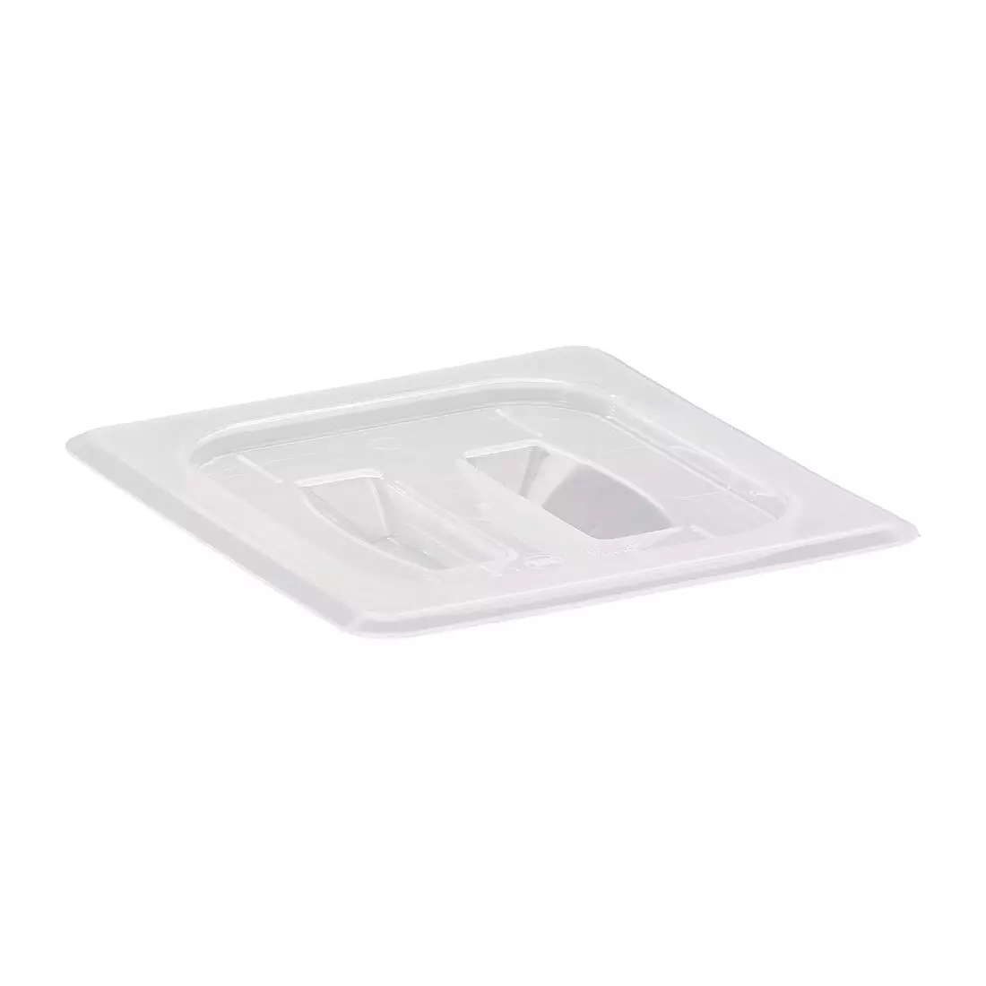 Een Cambro GN 1/6 polypropyleen deksel met handvat transparant koop je bij ShopXPress