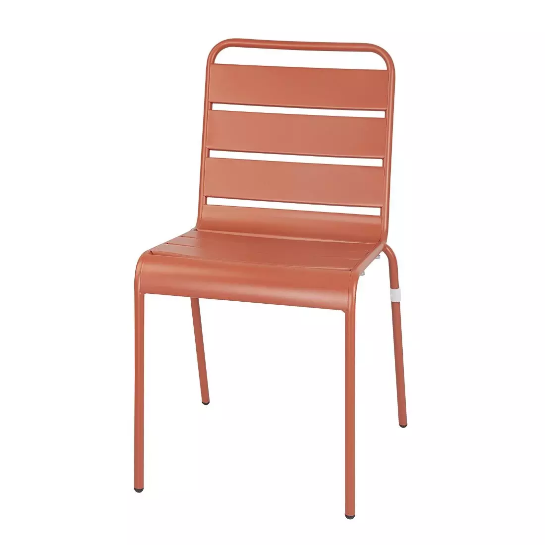 Een Bolero terracotta gelateerde stalen zijstoelen (4 stuks) koop je bij ShopXPress