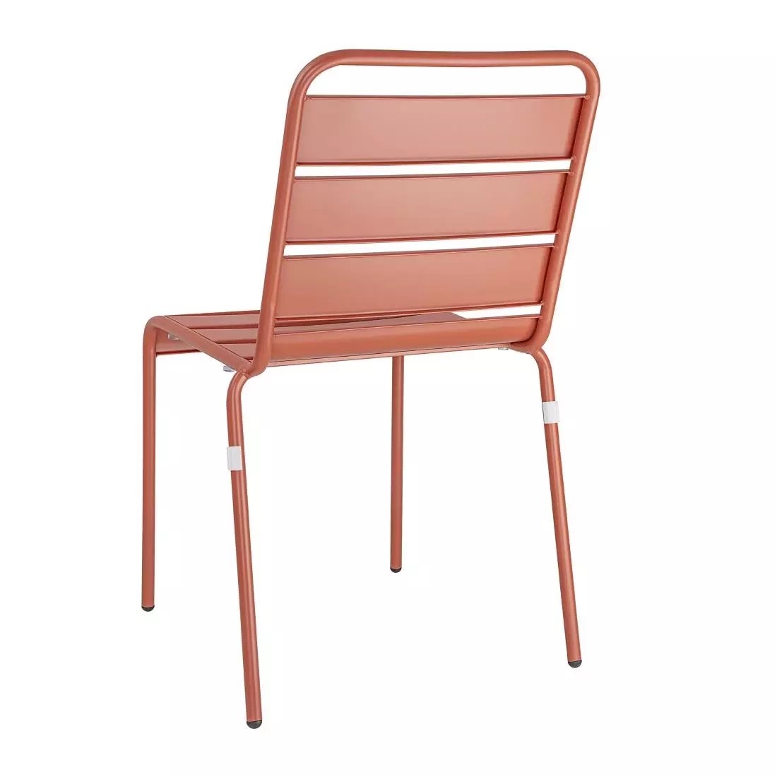 Een Bolero terracotta gelateerde stalen zijstoelen (4 stuks) koop je bij ShopXPress