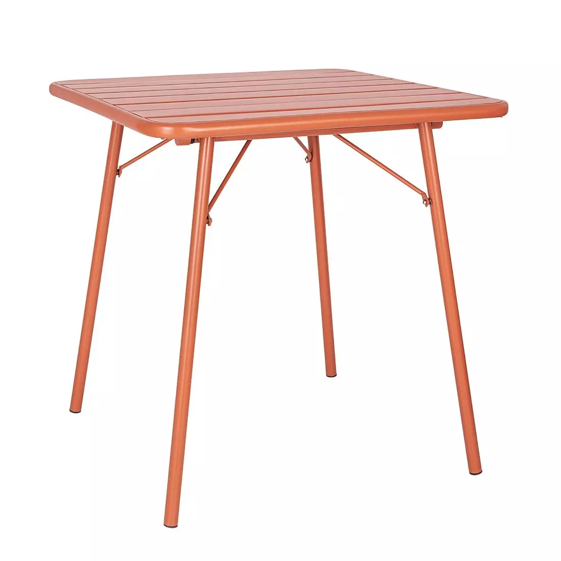 Een Bolero Terracotta vierkante stalen lattentafel - 700 mm koop je bij ShopXPress