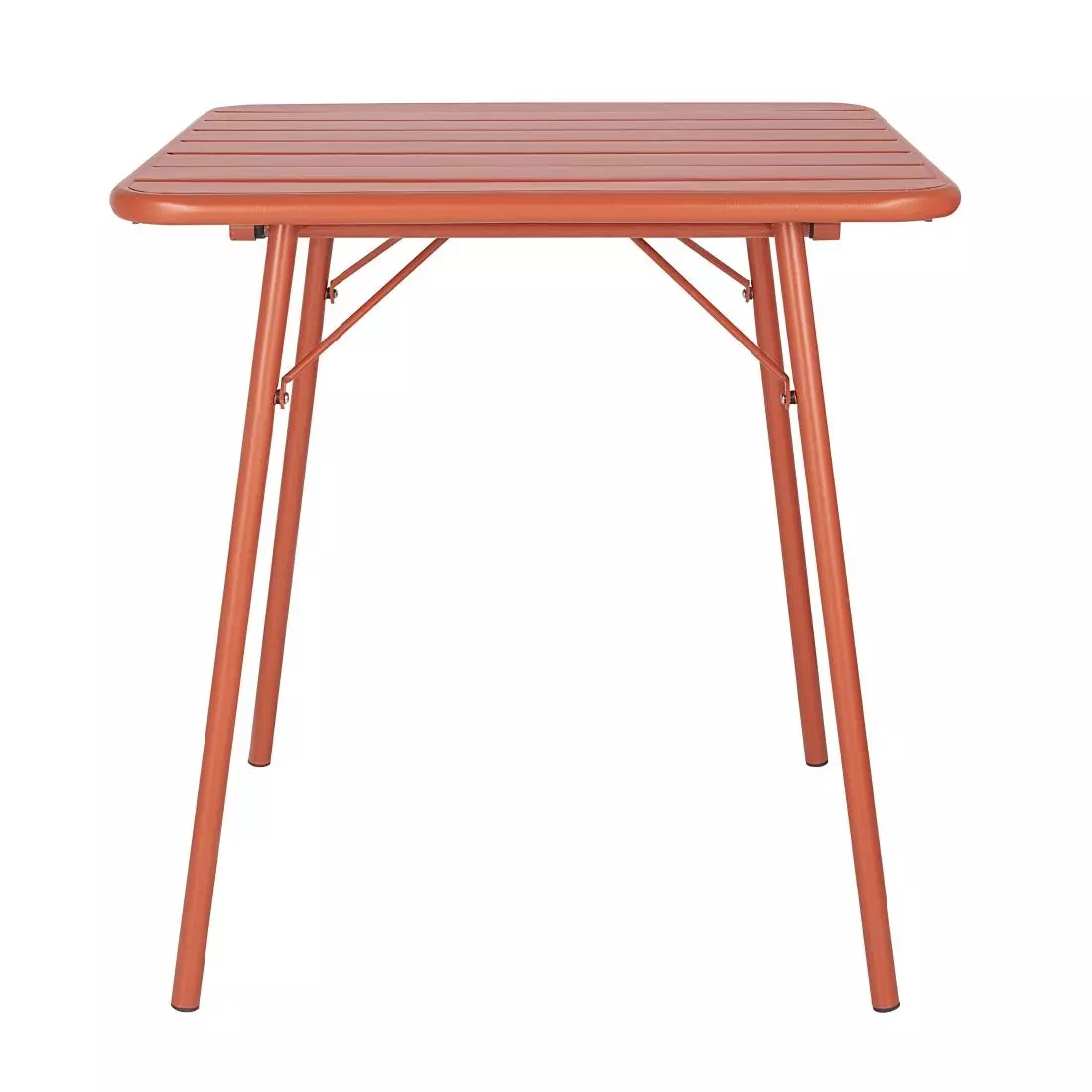 Een Bolero Terracotta vierkante stalen lattentafel - 700 mm koop je bij ShopXPress