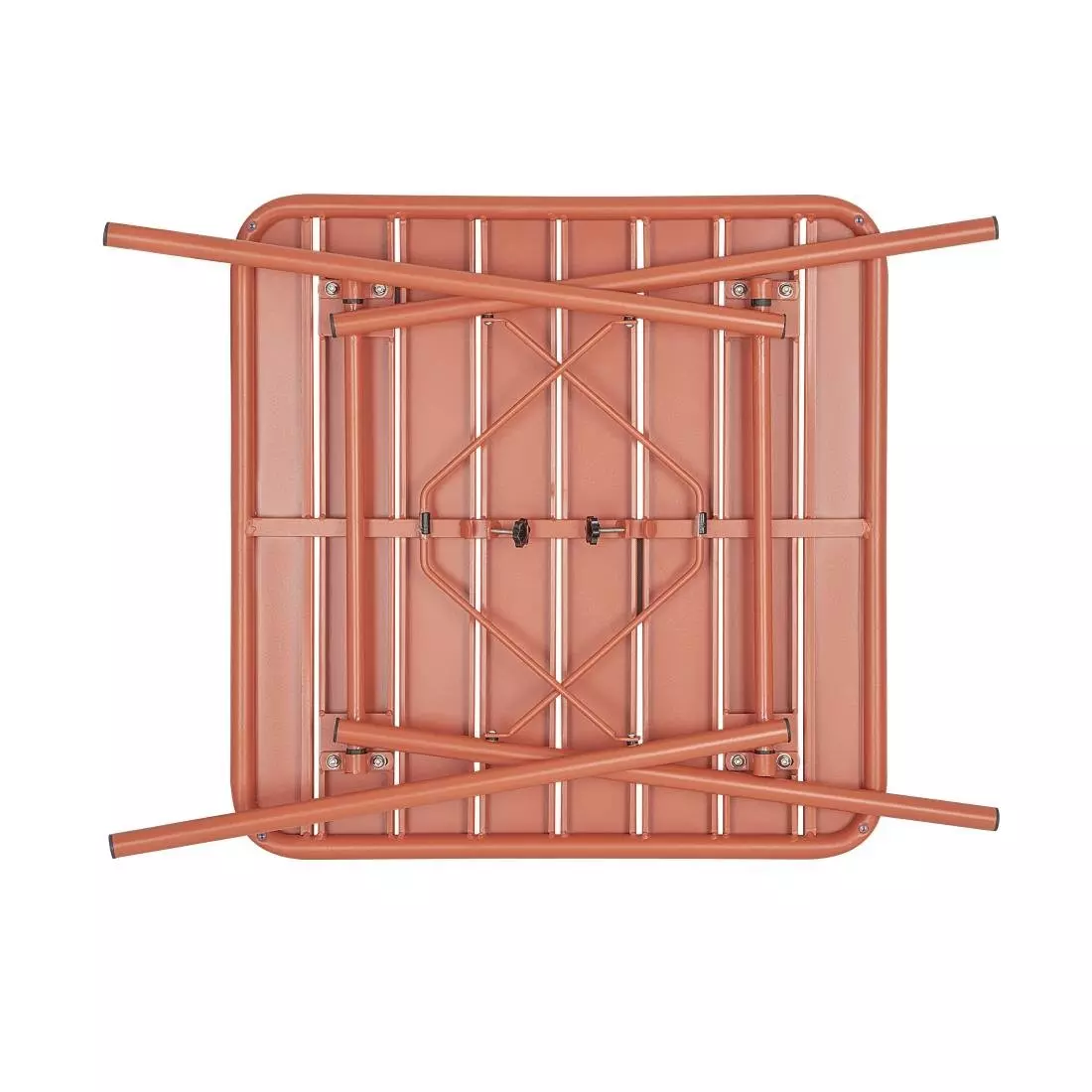 Een Bolero Terracotta vierkante stalen lattentafel - 700 mm koop je bij ShopXPress