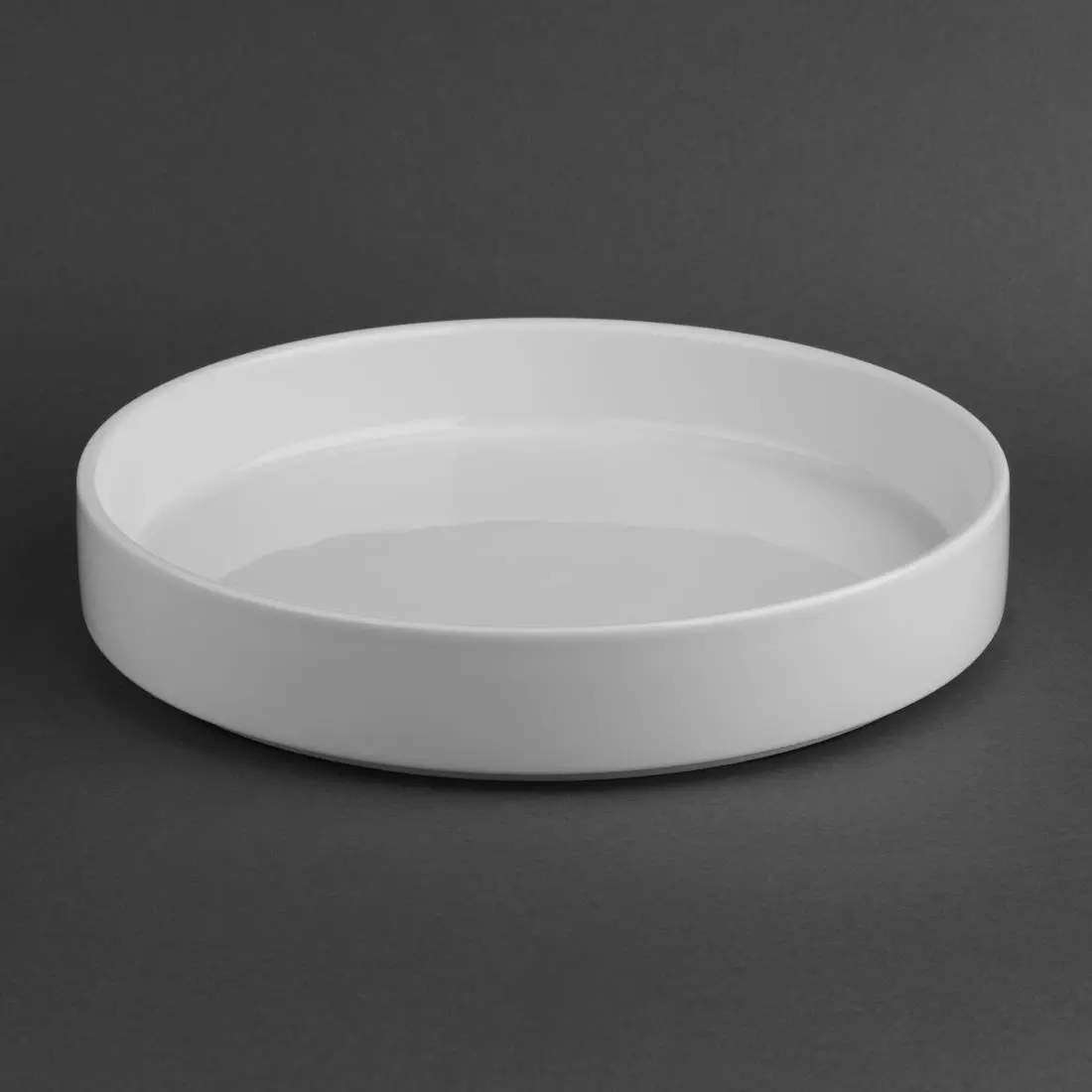 Een Olympia Whiteware kom met platte wanden - 270 mm 10 2/3" (doos van 4) koop je bij ShopXPress