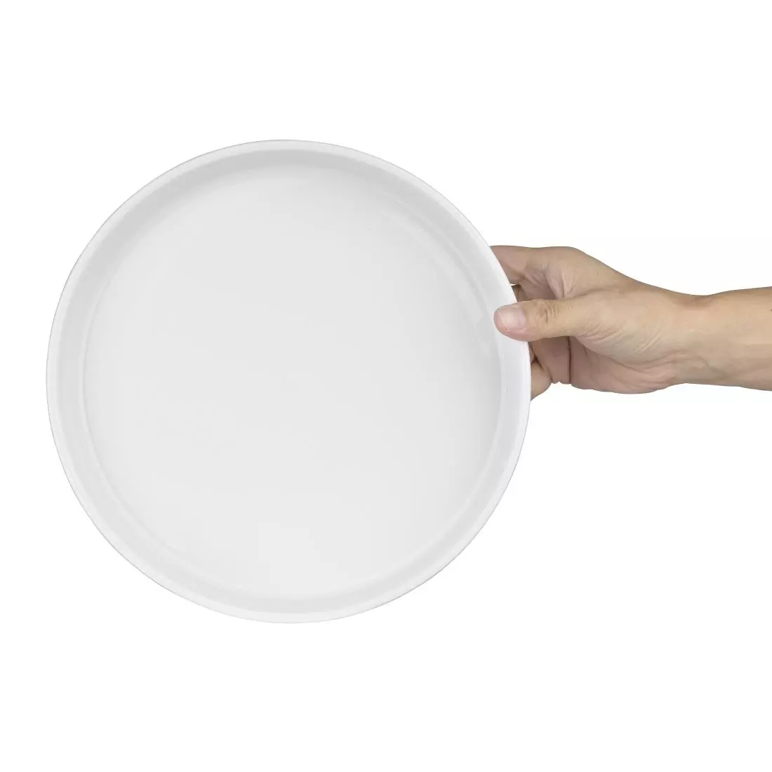 Een Olympia Whiteware kom met platte wanden - 270 mm 10 2/3" (doos van 4) koop je bij ShopXPress