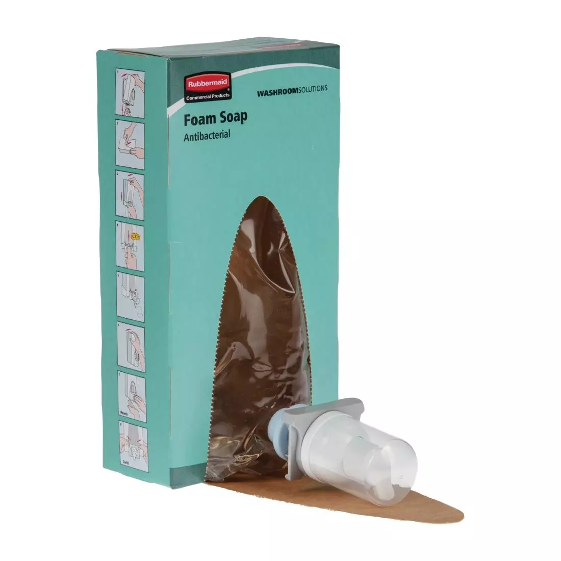 Een Rubbermaid antibacteriële schuimzeep 80cl (6 stuks) koop je bij ShopXPress