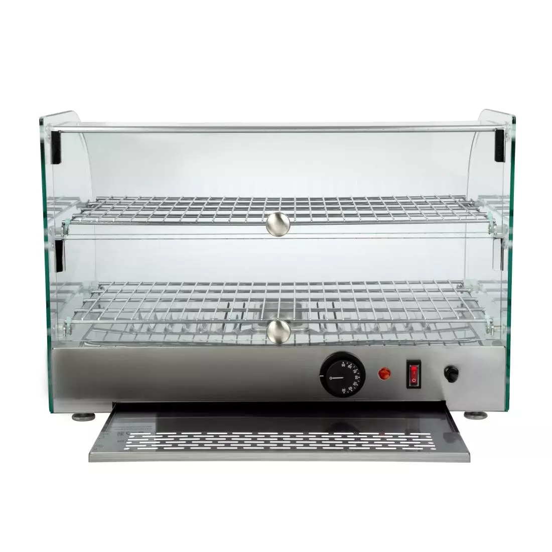 Een Buffalo warmhoudvitrine 45L 37,6(h) x 55,4(b) x 37,6(d)cm koop je bij ShopXPress