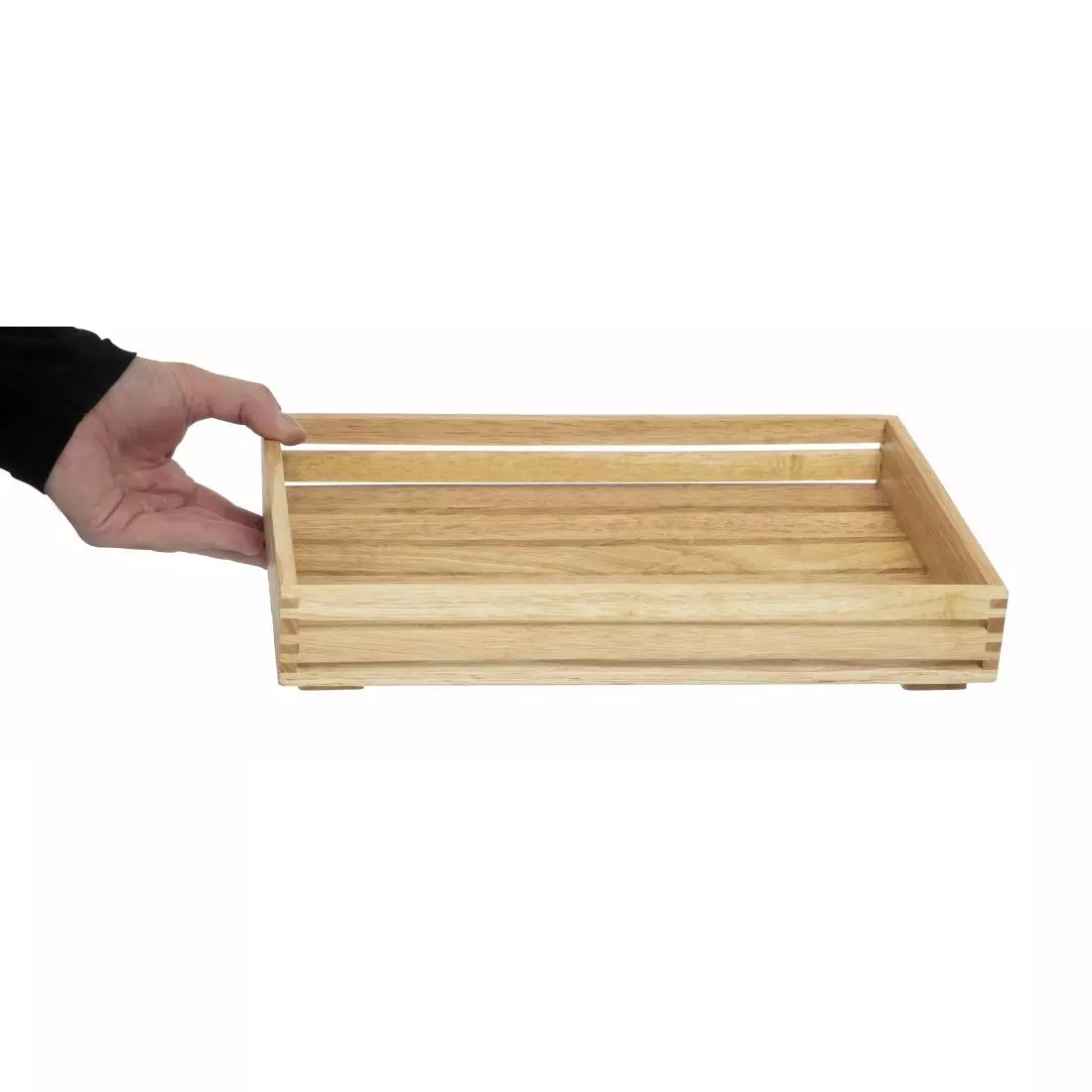 Een Olympia lage houten krat 5(h) x 35(b) x 23(d)cm koop je bij ShopXPress